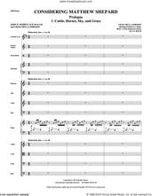 Cover icon of Considering Matthew Shepard (Instrumental Parts) (COMPLETE) sheet music for orchestra/band by Craig Hella Johnson, Leslea Newman and Michael Dennis Browne, intermediate skill level