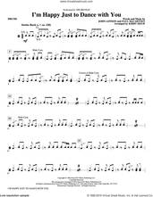 Cover icon of I'm Happy Just to Dance with You (arr. Kirby Shaw) sheet music for orchestra/band (drums) by The Beatles, Kirby Shaw, John Lennon and Paul McCartney, intermediate skill level