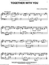 Cover icon of Together With You sheet music for piano solo by Michael Whalen, intermediate skill level