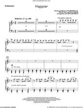 Cover icon of Happier (arr. Jacob Narverud) (complete set of parts) sheet music for orchestra/band by Steve Mac, Dan Smith, Jacob Narverud, Marshmello and Marshmello & Bastille, intermediate skill level