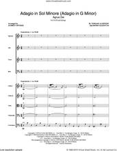 Cover icon of Adagio In Sol Minore (Adagio in G Minor) (arr. Audrey Snyder) (COMPLETE) sheet music for orchestra/band by Audrey Snyder, Remo Giazotto, Tomaso Albinoni and Tomaso Albinoni & Remo Giazotto, classical wedding score, intermediate skill level
