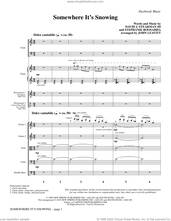 Cover icon of Somewhere It's Snowing (arr. John Leavitt) (COMPLETE) sheet music for orchestra/band by John Leavitt, David J. Stearman III, David J. Stearman III & Stephanie Boosahda and Stephanie Boosahda, intermediate skill level