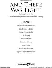 Cover icon of And There Was Light sheet music for orchestra/band (f horn 1) by Joseph M. Martin and Brad Nix, intermediate skill level