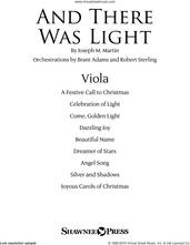 Cover icon of And There Was Light sheet music for orchestra/band (viola) by Joseph M. Martin and Brad Nix, intermediate skill level