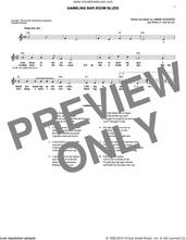 Cover icon of Gambling Bar Room Blues sheet music for voice and other instruments (fake book) by Jimmie Rodgers and Shelly Lee Alley, intermediate skill level