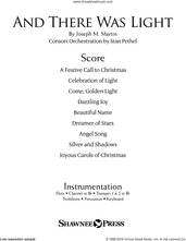 Cover icon of And There Was Light sheet music for orchestra/band (full score) by Joseph M. Martin and Brad Nix, intermediate skill level