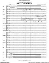 Cover icon of Old Churches sheet music for concert band (full score) by Michael Colgrass, intermediate skill level