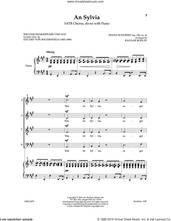 Cover icon of An Sylvia (op. 106, No. 4) (arr. Ragnar Bohlin) sheet music for choir (SATB: soprano, alto, tenor, bass) by Franz Schubert, Ragnar Bohlin and William Shakespeare, intermediate skill level