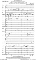 Cover icon of Acclamation of Assurance (COMPLETE) sheet music for orchestra/band by Joseph M. Martin, intermediate skill level