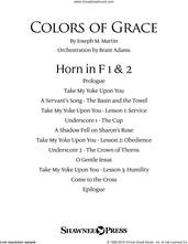 Cover icon of Colors of Grace, lessons for lent (new edition) (orchestra accompaniment) sheet music for orchestra/band (f horn 1 and 2) by Joseph M. Martin, Douglas Nolan and J. Paul Williams, intermediate skill level