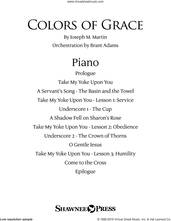 Cover icon of Colors of Grace, lessons for lent (new edition) (orchestra accompaniment) sheet music for orchestra/band (piano) by Joseph M. Martin, Douglas Nolan and J. Paul Williams, intermediate skill level