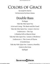 Cover icon of Colors of Grace, lessons for lent (new edition) (orchestra accompaniment) sheet music for orchestra/band (double bass) by Joseph M. Martin, Douglas Nolan and J. Paul Williams, intermediate skill level