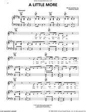 Cover icon of A Little More sheet music for voice, piano or guitar by Jennifer Knapp, intermediate skill level