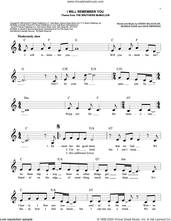Cover icon of I Will Remember You sheet music for voice and other instruments (fake book) by Sarah McLachlan, Dave Merenda and Seamus Egan, easy skill level