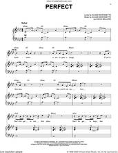 Cover icon of Perfect (from Jagged Little Pill The Musical) sheet music for voice and piano by Alanis Morissette and Glen Ballard, intermediate skill level