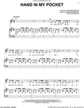 Cover icon of Hand In My Pocket (from Jagged Little Pill The Musical) sheet music for voice and piano by Alanis Morissette and Glen Ballard, intermediate skill level