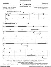 Cover icon of It Is No Secret (What God Can Do) (arr. Joseph M. Martin) sheet music for orchestra/band (percussion 1 and 2) by Stuart Hamblen and Joseph M. Martin, intermediate skill level