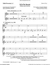 Cover icon of It Is No Secret (What God Can Do) (arr. Joseph M. Martin) sheet music for orchestra/band (mallet percussion) by Stuart Hamblen and Joseph M. Martin, intermediate skill level