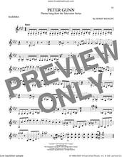Cover icon of Peter Gunn sheet music for Marimba Solo by Henry Mancini, intermediate skill level