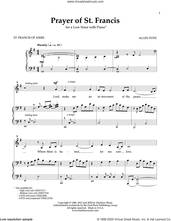 Cover icon of Prayer of St. Francis (Low Voice) sheet music for voice and piano (Low Voice) by Allen Pote and St. Francis of Assisi, intermediate skill level