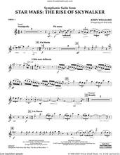 Cover icon of Symphonic Suite from Star Wars: The Rise of Skywalker (arr. Bocook) sheet music for concert band (oboe 1) by John Williams and Jay Bocook, intermediate skill level