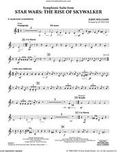 Cover icon of Symphonic Suite from Star Wars: The Rise of Skywalker (arr. Bocook) sheet music for concert band (Eb baritone saxophone) by John Williams and Jay Bocook, intermediate skill level