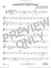 Cover icon of Christmas Time Is Here (arr. Michael Sweeney) sheet music for concert band (pt.3 - f horn) by Vince Guaraldi, Michael Sweeney and Lee Mendelson, intermediate skill level