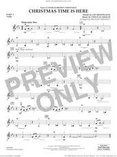Cover icon of Christmas Time Is Here (arr. Michael Sweeney) sheet music for concert band (pt.3 - violin) by Vince Guaraldi, Michael Sweeney and Lee Mendelson, intermediate skill level