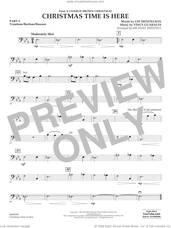 Cover icon of Christmas Time Is Here (arr. Michael Sweeney) sheet music for concert band (trombone/bar. b.c./bsn.) by Vince Guaraldi, Michael Sweeney and Lee Mendelson, intermediate skill level