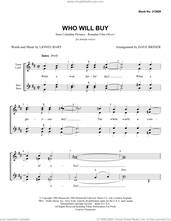 Cover icon of Who Will Buy (from Oliver!) (arr. Dave Briner) sheet music for choir (SSAA: soprano, alto) by Lionel Bart and Dave Briner, intermediate skill level