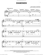 Cover icon of Diamonds sheet music for piano solo by Sam Smith, Oscar Gorres and Shellback, easy skill level