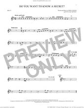 Cover icon of Do You Want To Know A Secret? sheet music for Hand Bells Solo (bell solo) by The Beatles, John Lennon and Paul McCartney, intermediate Hand Bells Solo (bell)