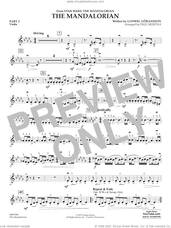 Cover icon of The Mandalorian (from Star Wars: The Mandalorian) (arr Paul Murtha) sheet music for concert band (pt.2 - violin) by Ludwig Göransson and Paul Murtha, intermediate skill level
