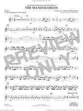 Cover icon of The Mandalorian (from Star Wars: The Mandalorian) (arr Paul Murtha) sheet music for concert band (Eb alto sax/alto clar.) by Ludwig Göransson and Paul Murtha, intermediate skill level