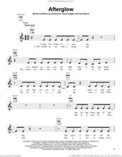 Cover icon of Afterglow sheet music for ukulele by Ed Sheeran, David Hodges and Fred Gibson, intermediate skill level
