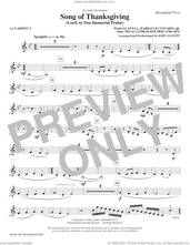 Cover icon of Song of Thanksgiving (Lord, to You Immortal Praise) (arr. Leavitt) sheet music for orchestra/band (a clarinet 2) by Conrad Kocher, John Leavitt and Anna L. Barbauld, intermediate skill level