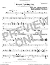 Cover icon of Song of Thanksgiving (Lord, to You Immortal Praise) (arr. Leavitt) sheet music for orchestra/band (cello) by Conrad Kocher, John Leavitt and Anna L. Barbauld, intermediate skill level