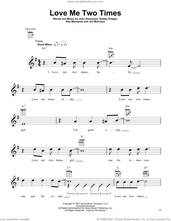 Cover icon of Love Me Two Times sheet music for ukulele by The Doors, Jim Morrison, John Densmore, Ray Manzarek and Robby Krieger, intermediate skill level