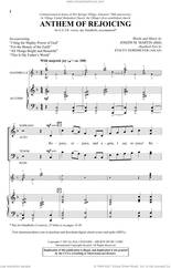 Cover icon of Anthem Of Rejoicing sheet music for choir (SATB: soprano, alto, tenor, bass) by Joseph M. Martin, intermediate skill level