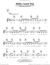 Cover icon of Hello, I Love You sheet music for ukulele by The Doors, Jim Morrison, John Densmore, Ray Manzarek and Robby Krieger, intermediate skill level