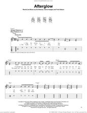 Cover icon of Afterglow sheet music for guitar solo (easy tablature) by Ed Sheeran, David Hodges and Fred Gibson, easy guitar (easy tablature)