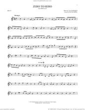 Cover icon of Zero To Hero (from Hercules) sheet music for Hand Bells Solo (bell solo) by Alan Menken & David Zippel, Alan Menken and David Zippel, intermediate Hand Bells Solo (bell)