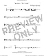 Cover icon of We Can Work It Out sheet music for ocarina solo by The Beatles, John Lennon and Paul McCartney, intermediate skill level