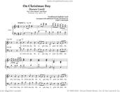 Cover icon of On Christmas Day (Sussex Carol) sheet music for choir (3-Part Mixed) by Emily Crocker, intermediate skill level