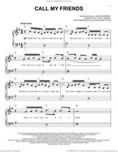Cover icon of Call My Friends sheet music for piano solo by Shawn Mendes, John Henry Ryan, Nate Mercereau, Scott Harris and Tom Hull, easy skill level