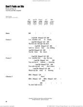 Cover icon of Don't Fade On Me sheet music for guitar (chords) by Tom Petty and Mike Campbell, intermediate skill level