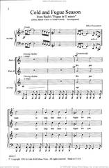 Cover icon of Cold and Fugue Season (arr. Ellen Foncannon) sheet music for choir (2-Part) by Johann Sebastian Bach and Ellen Foncannon, classical score, intermediate duet