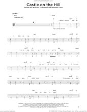 Cover icon of Castle On The Hill sheet music for bass solo by Ed Sheeran and Benjamin Levin, intermediate skill level