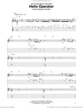 Cover icon of Hello Operator sheet music for guitar (tablature) by The White Stripes and Jack White, intermediate skill level