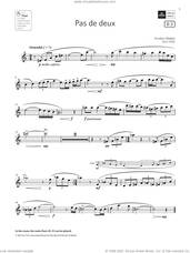 Cover icon of Pas de deux (Grade 4 List B3 from the ABRSM Saxophone syllabus from 2022) sheet music for saxophone solo by Errollyn Wallen, classical score, intermediate skill level